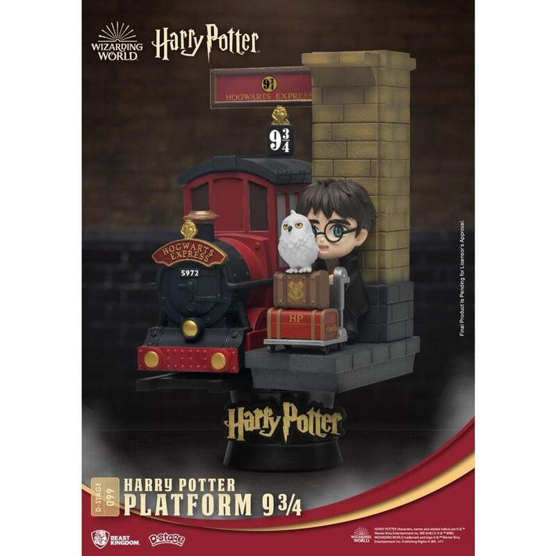 Figura beast kingdom dstage harry potter plataforma 9 3 4