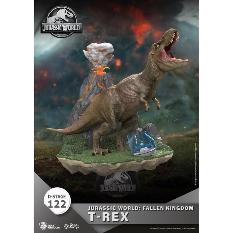 Figura beast kingdom dstage jurassic world el reino caido t rex