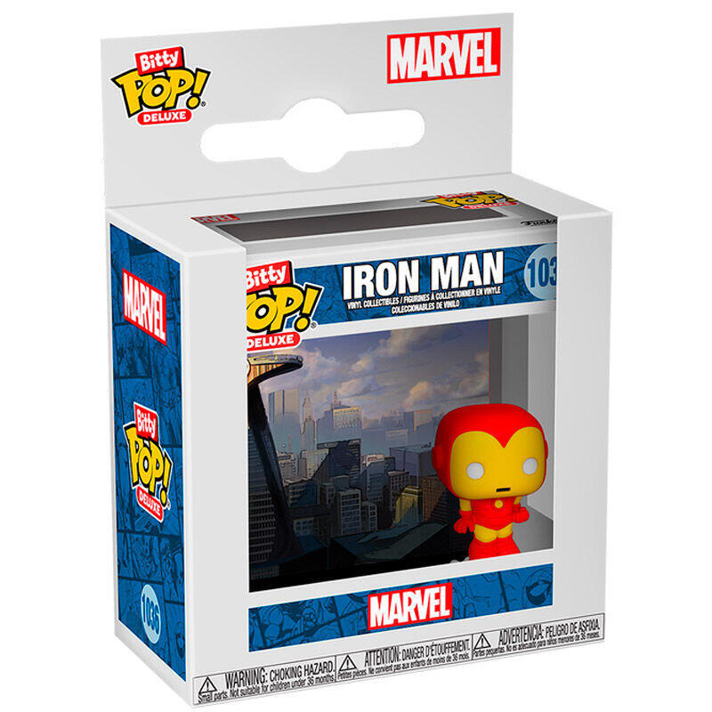Figura bitty pop deluxe marvel iron man