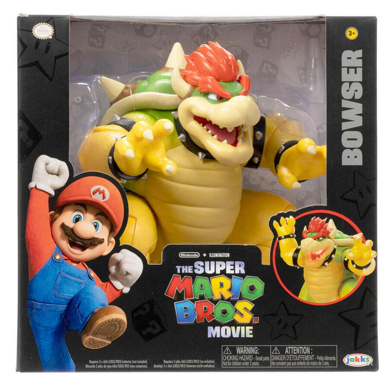 Figura bowser la pelÍcula super mario bros 17,5cm