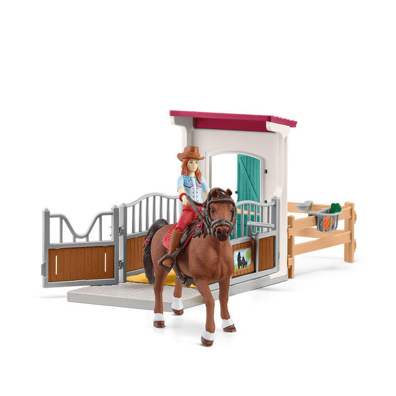 Casa de caballos schleich horse club con lisa y storm, 42709