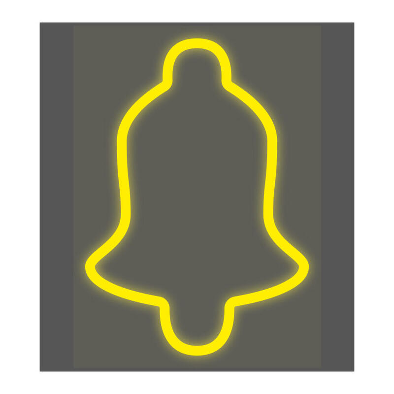 Figura campana flexiled 79cm blanco calido