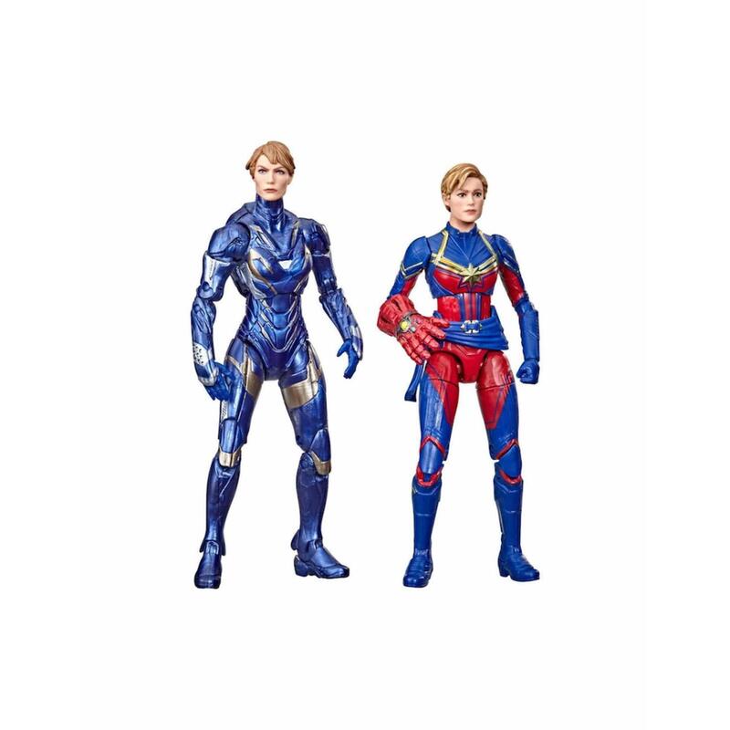 Figura captain marvel-rescue armor pack2 figuras 15 cm the infinity saga marvel legends f01905l0