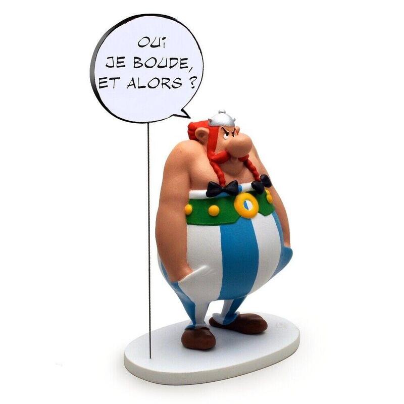 Figura de colecciÓn plastoy astÉrix: obÉlix oui je boude et alors