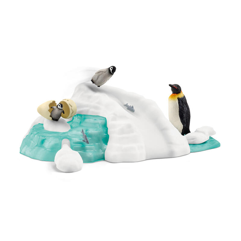 Figura de juguete divertida familiar schleich wild life penguin 42661
