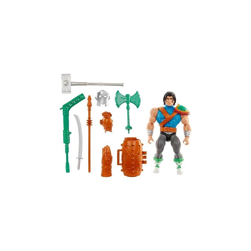 Figura de juguete mattel masters of the universe origins turtles of grayskull casey jones hth16