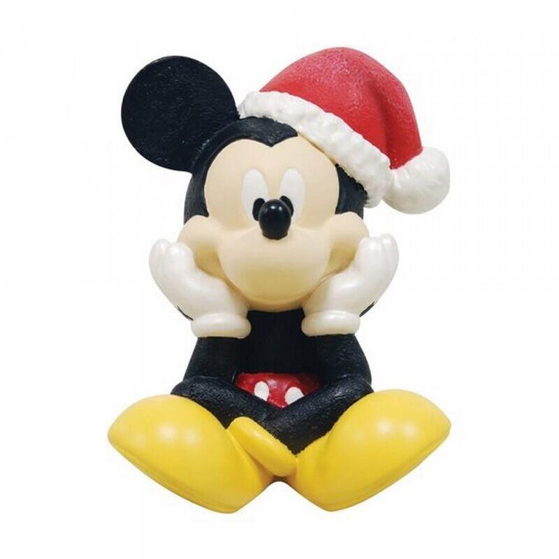 Figura decorativa disney mickey mouse navideÑo