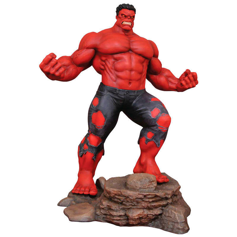 Figura diorama red hulk marvel 25cm