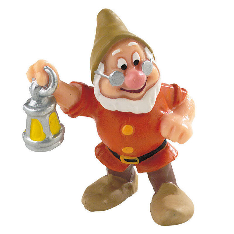 Figura enanito farol blancanieves disney 5cm
