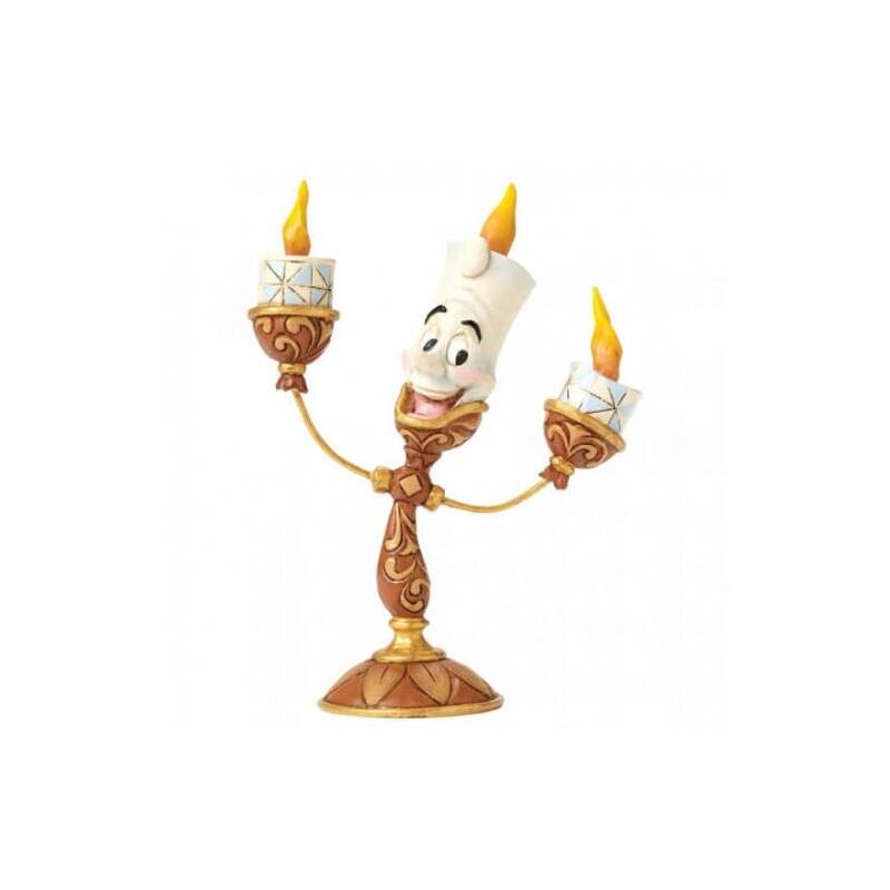 Figura enesco disney la bella y la bestia lumiere