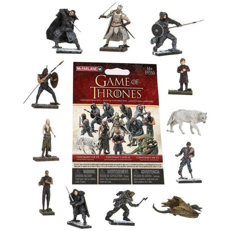 Figura game of thrones display blind bag 24 figura 5 cm game of thrones construction set serie 1