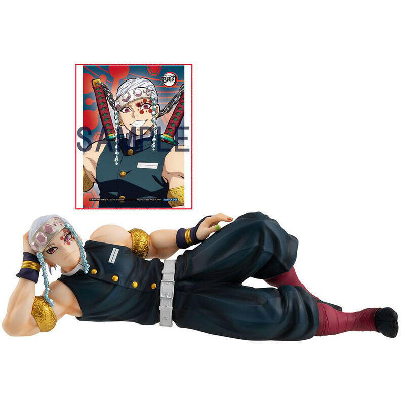 Figura g.e.m. uzui-san pal size deluxe demon slayer kimetsu no yaiba 19cm