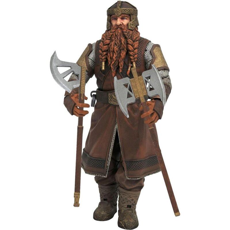 Figura gimli el seÑor de los anillos 18cm