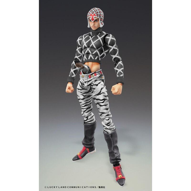 Figura good smile company chozokado jojo’s bizarre adventure guido mista & s.p black version