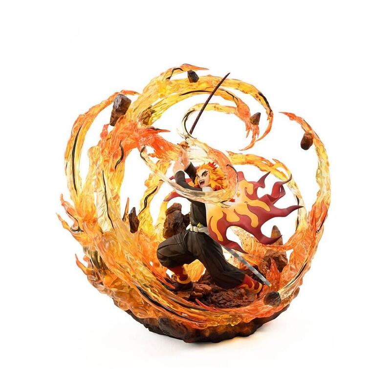 Figura good smile company kimetsu no yaiba demon slayer 1 8 kyojuro rengoku dx 35 cm