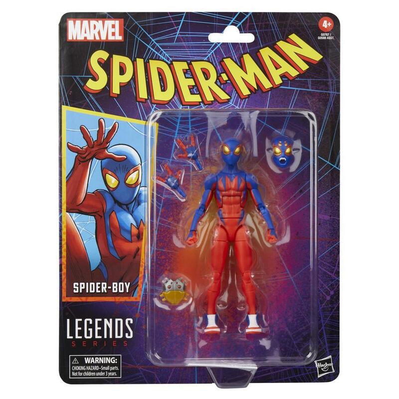 Figura hasbro marvel legends series spider man spider boy