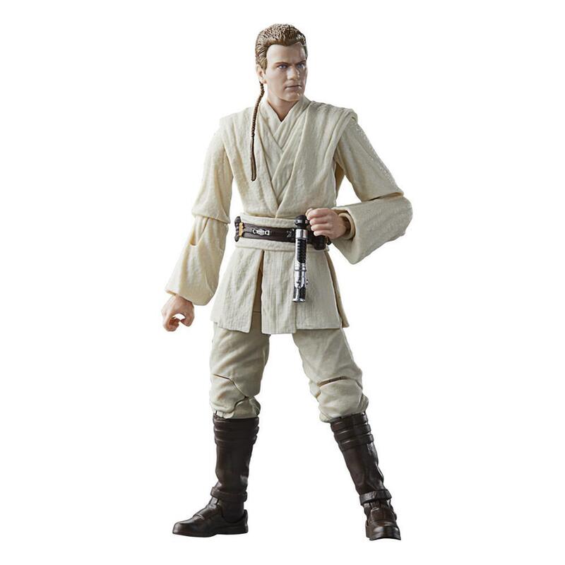 Figura hasbro star wars the black series archive obi wan kenobi (padawan)