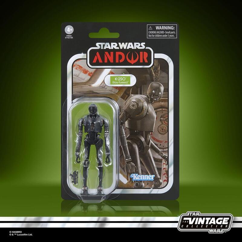 Figura hasbro star wars the vintage collection andor k 2so (kay tuesso)