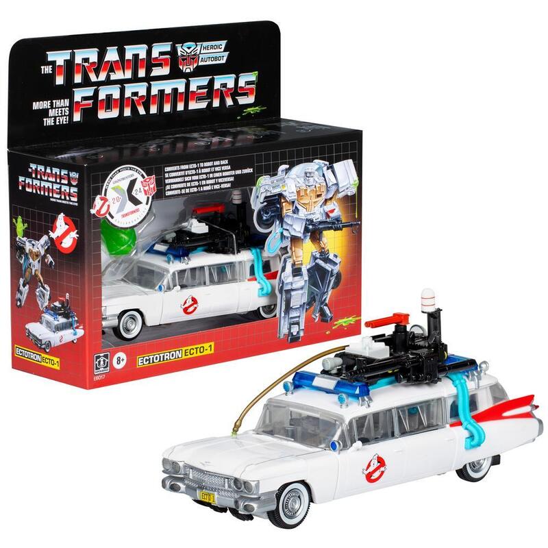 Figura hasbro transformers x ghostbusters ectotron ecto 1