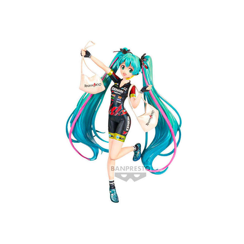 Figura hatsune miku racing 2019 banpresto chronicle hatsune miku 17cm