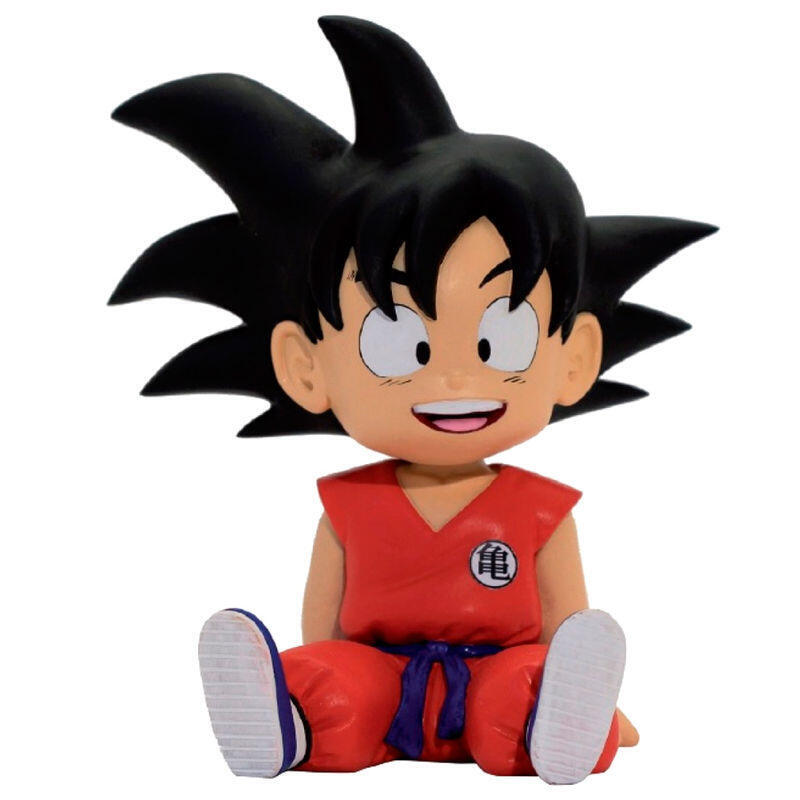 Figura hucha chibi son goku dragon ball 16cm