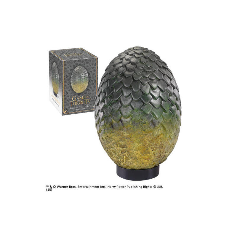 Figura huevo dragÓn rhaegal 20cm – juego de tronos