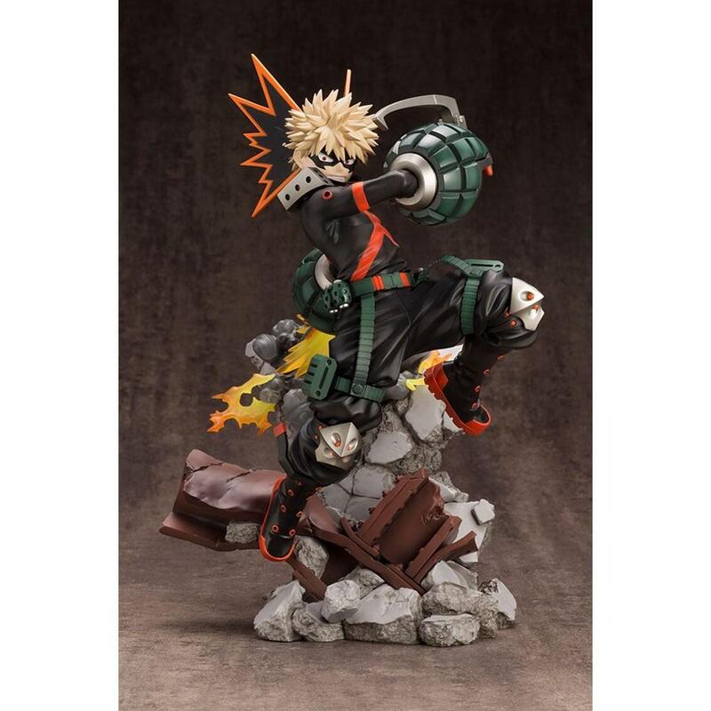 Figura kotobukiya my hero academia artfxj katsuki bakugo ver 2 bonus edition pvc escala 1 8 26 cm