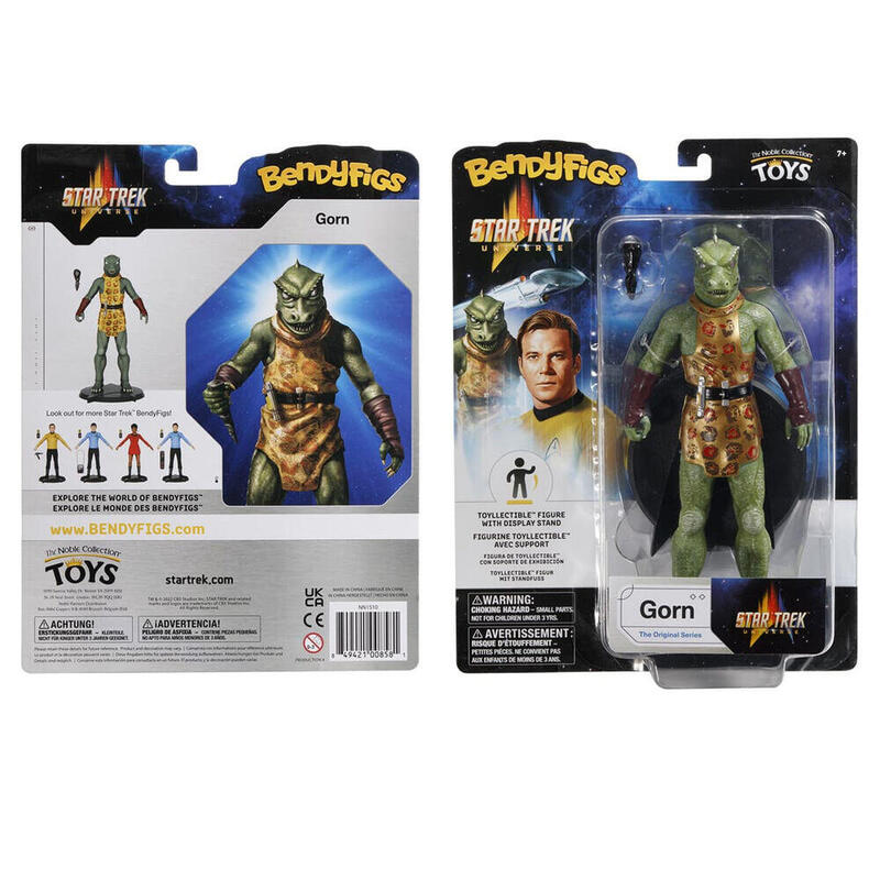 Figura maleable bendyfigs gorn star trek 19cm