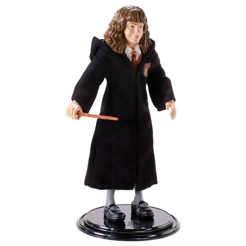 Figura maleable bendyfigs hermione con varita harry potter 19cm
