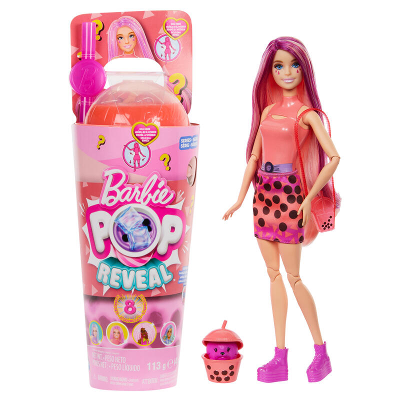 Figura mattel barbie pop! reveal bubble tea series – mango mochi