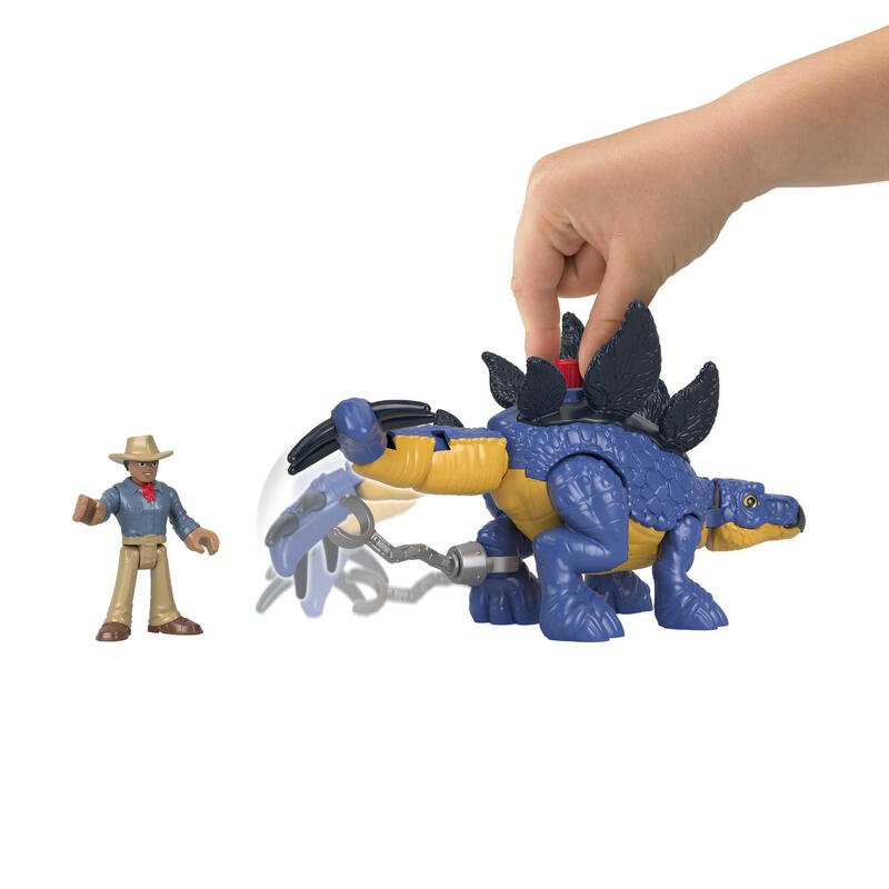 Figura mattel jurassic world stegosaurus