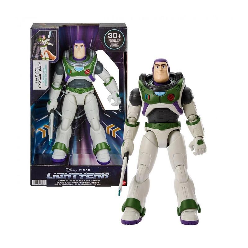 Figura mattel lightyear buzz con luz y sonido 30 cm