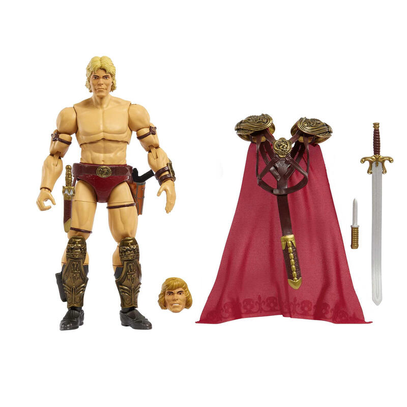 Figura mattel masters of the universe masterverse / revelation deluxe película he-man hlb55