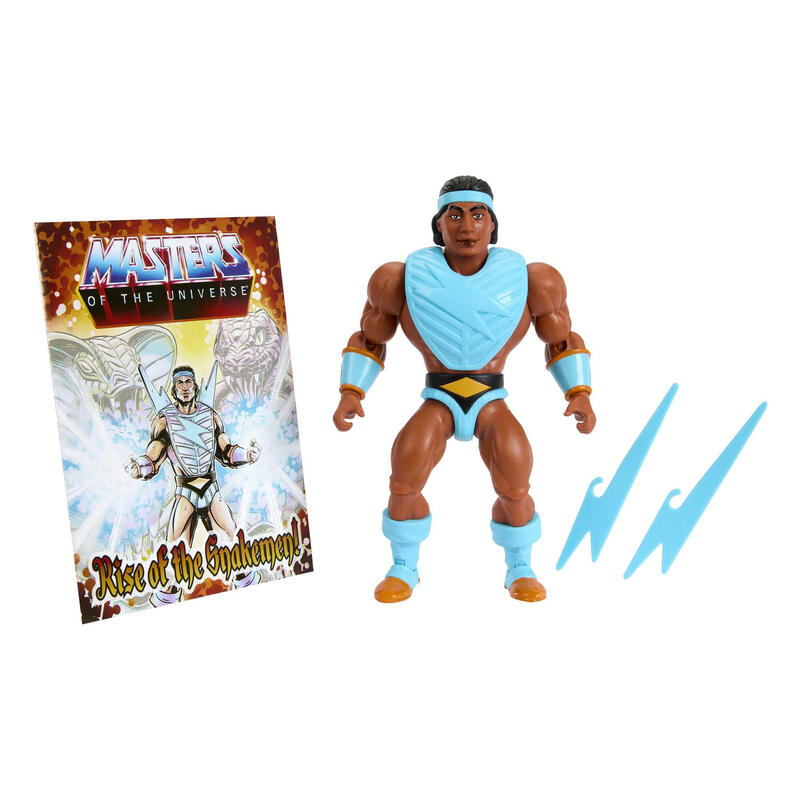 Figura mattel masters of the universe origins figura de acción bolt man (14cm)