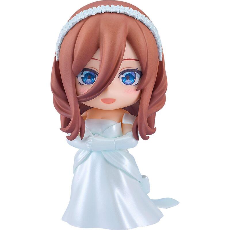 Figura miku nakano wedding dress ver. fig. 10 cm the quintessential quintuplets nendoroid