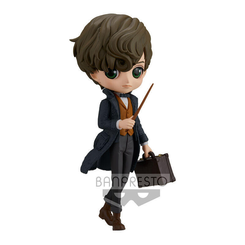 Figura newt scamander ver.a animales fantasticos q posket 14cm