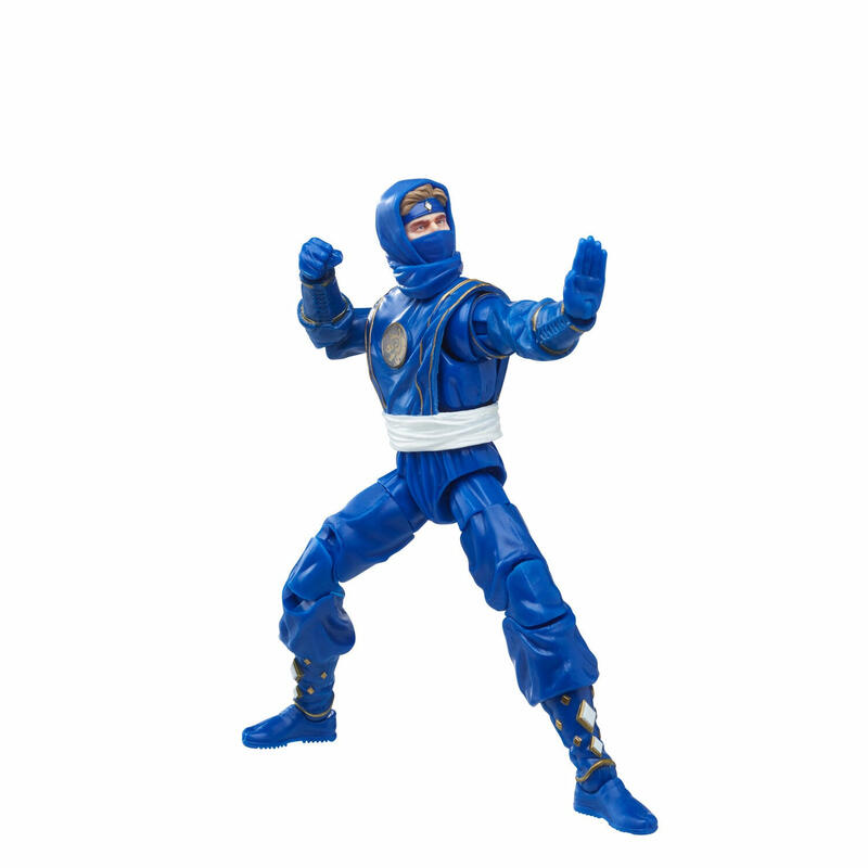 Figura ninja blue ranger power rangers lightning collection 15cm
