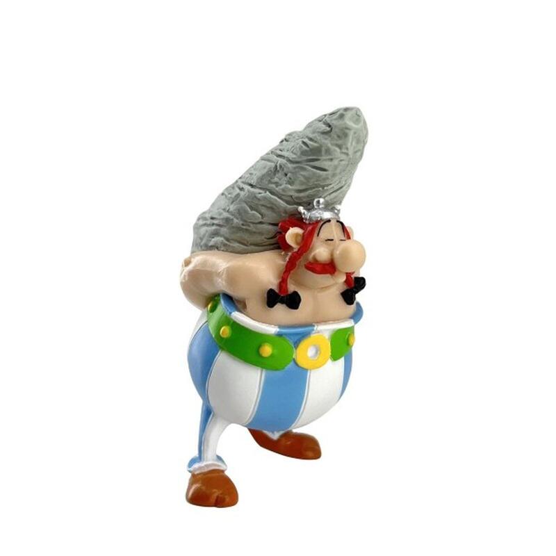 Figura obelix menhir fig 9 cm asterix plastoy