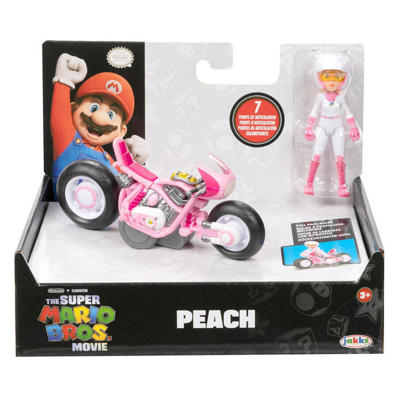 Figura peach kart la pelicula mario kart 7cm