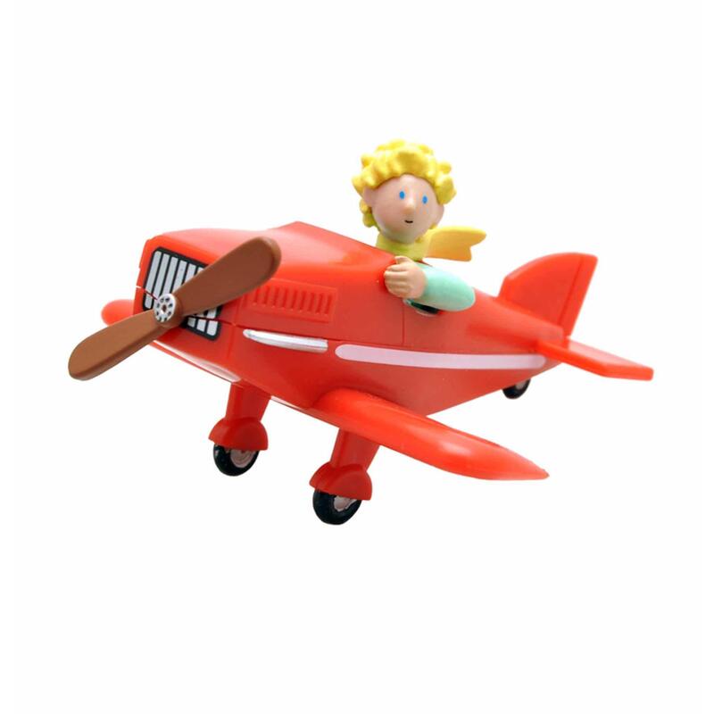 Figura plastoy series tv el principito principito en su avion pvc