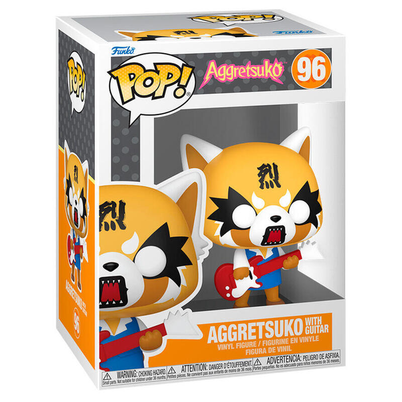 Figura pop aggretsuko – aggretsuko with guitar
