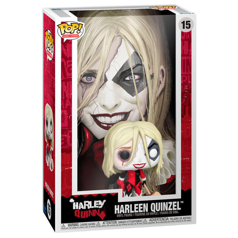 Figura pop comic cover dc comic harley quinn harleen quinzel