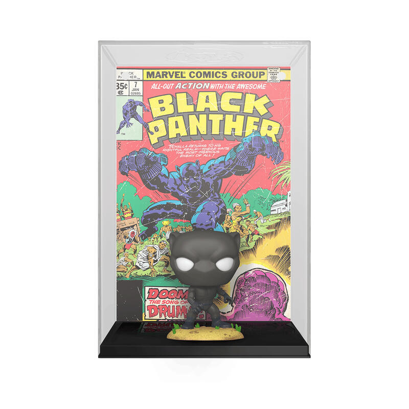 Figura pop comic cover marvel black panther
