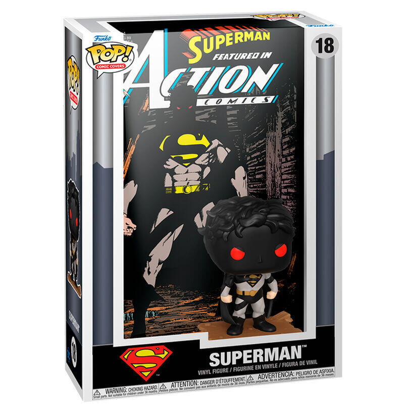 Figura pop comic covers dc comic superman