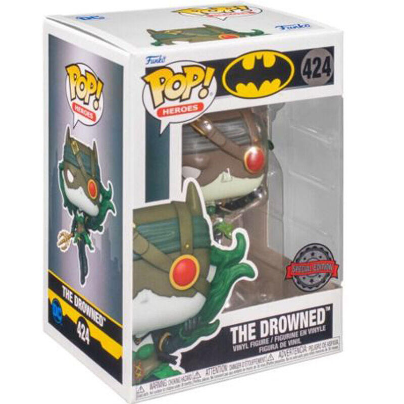 Figura pop dc comics batman the drowned exclusive