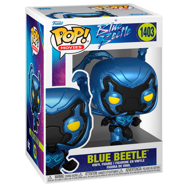 Figura pop dc comics blue beetle – blue beetle chase