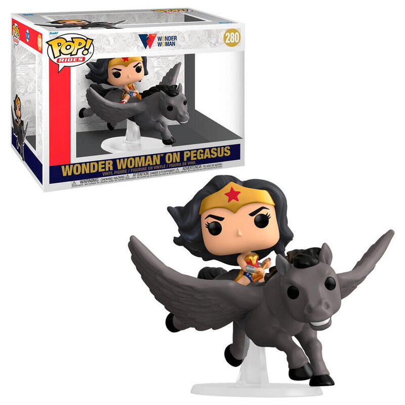 Figura pop dc wonder woman 80th wonder woman on pegasus