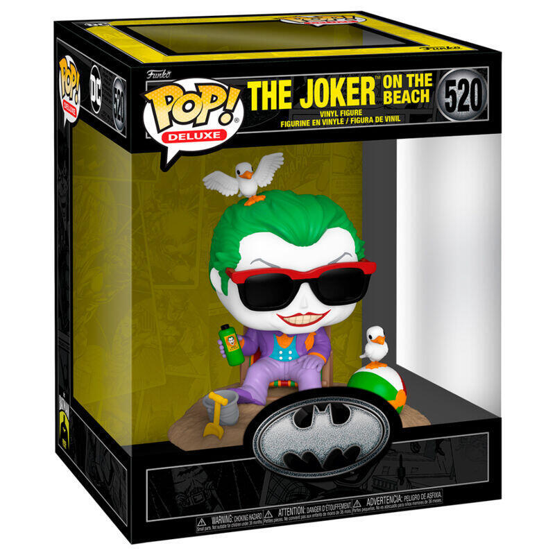Figura pop deluxe dc comics joker on the beach