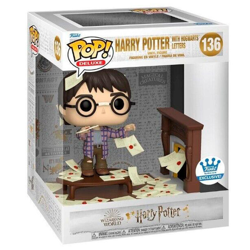 Figura pop deluxe harry potter anniversary harry potter with hogwarts letters exclusive