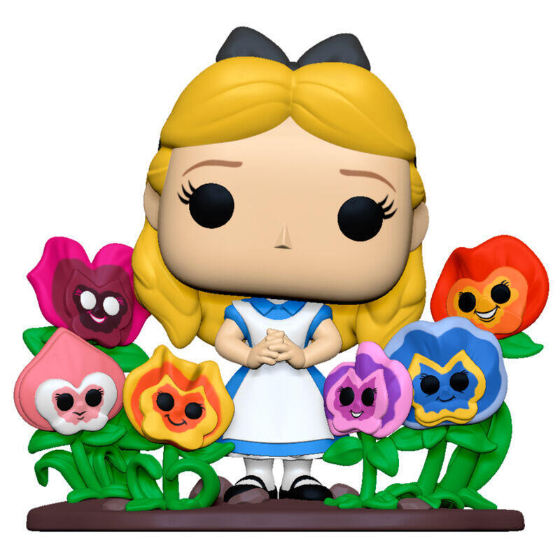 Figura pop disney alicia en el pais de las maravillas 70th alice with flowers